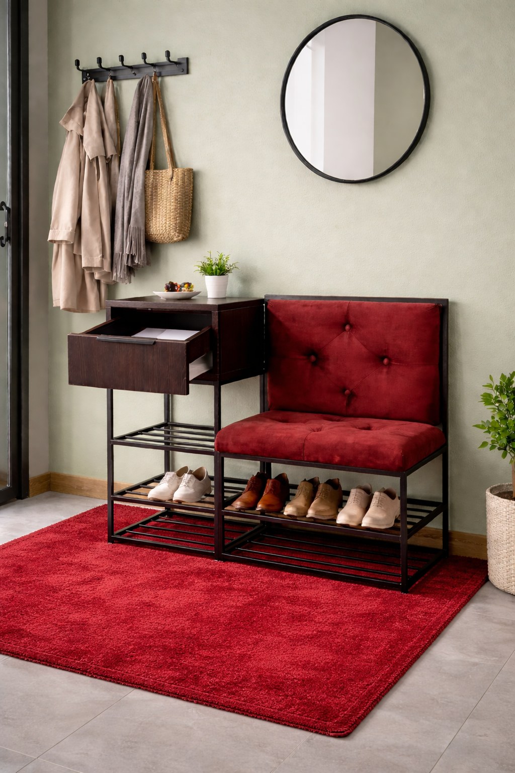 Bench "Alexandria" with backrest(800mm)