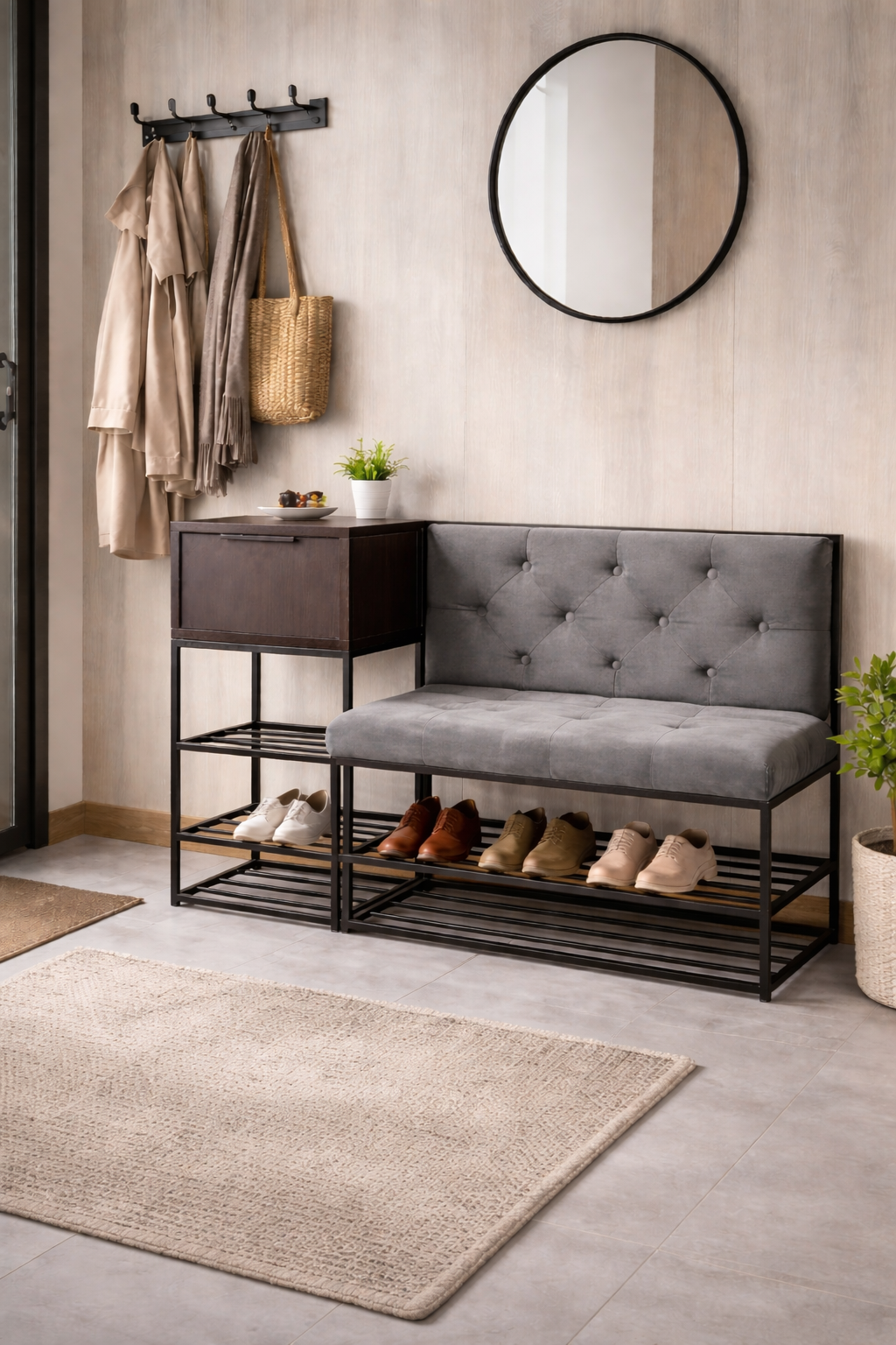 Bench "Alexandria" with backrest(1000mm)