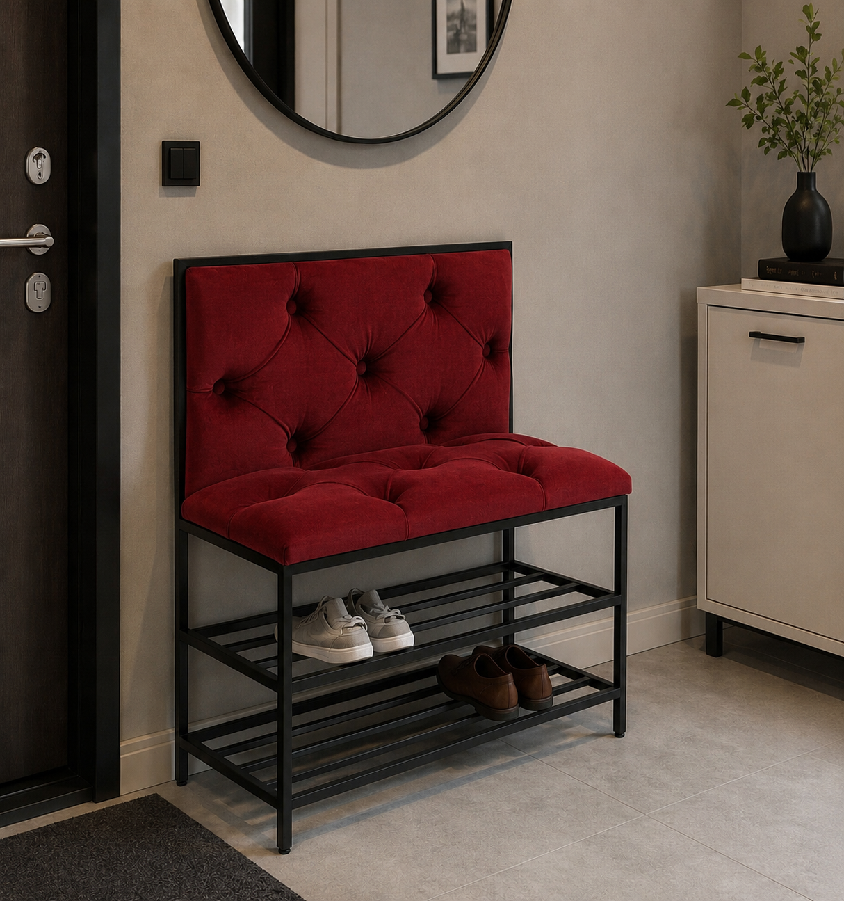 Bench "Laura with backrest"(600mm)